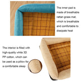 YD-XD03 Summer Pet Breathable Cooler Mat Pet Bed, Size:, 50x40cm, 77x62cm