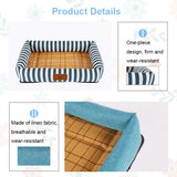 YD-XD03 Summer Pet Breathable Cooler Mat Pet Bed, Size:, 50x40cm, 77x62cm