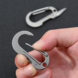 Titanium Alloy Keychain Small Knife Mini EDC Portable Unpacking Knife, Titanium Alloy Keychain