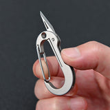 Titanium Alloy Keychain Small Knife Mini EDC Portable Unpacking Knife, Titanium Alloy Keychain