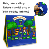 Storytelling Forest Animal Felt Sheet Early Education Enlightenment Awareness Teaching Aids, 25PCS