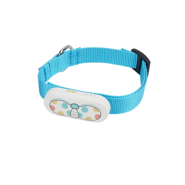 GPS Pet Anti-lost Collar Tracking Locator, Butterfly Bone, Blue White Bone, Bee, Bear