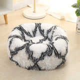 Long-haired Round Pet Kennel Warm Pet Bed, 40cm, 50cm, 60cm