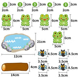 Storytelling Puppet Stickers English Enlightenment Early Education Picture Book Teaching Aids, 15PCS