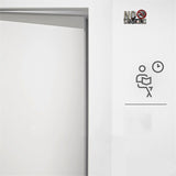 No Smoking Sign Imitation Stainless Steel Sign Wall Sticker Sign, Sticker Sign