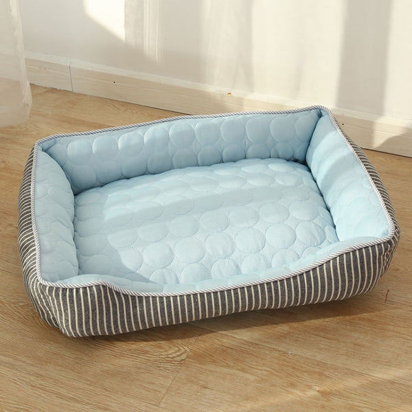 Summer Cold Feeling Dog Cat Kennel Ice Silk Cool Den, S, M, L