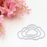 Three Clouds Metal Embossing Cutting Die Paper Quilling Die, Three Clouds