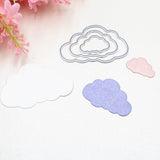 Three Clouds Metal Embossing Cutting Die Paper Quilling Die, Three Clouds