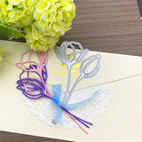 Tulip Petals Handicraft Embossing Cutting Die, Tulip Petals