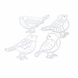 Four Little Birds Handcraft Metal Embossing Cutting Die, Four Little Birds