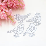 Four Little Birds Handcraft Metal Embossing Cutting Die, Four Little Birds