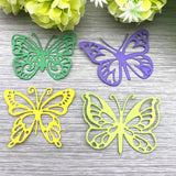 Four Butterflies Metal Embossing Cutting Die Hand Ledger Template, Four Butterflies