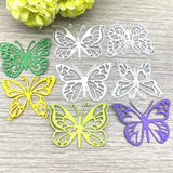 Four Butterflies Metal Embossing Cutting Die Hand Ledger Template, Four Butterflies