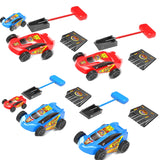 Pedal Catapult Launch Aerodynamic Car Parent-child Outdoor Competitive Racing, Red, Red + Blue Car, Blue, Blue + Red Car