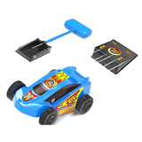 Pedal Catapult Launch Aerodynamic Car Parent-child Outdoor Competitive Racing, Red, Red + Blue Car, Blue, Blue + Red Car