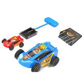 Pedal Catapult Launch Aerodynamic Car Parent-child Outdoor Competitive Racing, Red, Red + Blue Car, Blue, Blue + Red Car