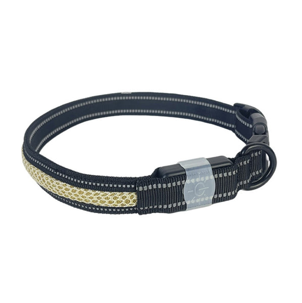 LED Rechargeable Wear-resistant and Waterproof Pet Lighting Collar, Size:, XS, S, M, L