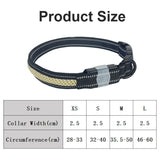 LED Rechargeable Wear-resistant and Waterproof Pet Lighting Collar, Size:, XS, S, M, L