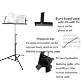 XP-03 Lifting and Folding Portable Music Stand Home Professional Music Stand, XP-03(Black)