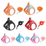 TM050 Pet Chest Strap Vest Type Breathable Reflective Traction Rope, M, L