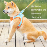 TM050 Pet Chest Strap Vest Type Breathable Reflective Traction Rope, M, L