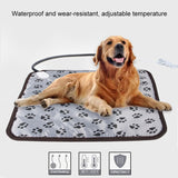 Waterproof Bite-proof Wear-resistant Adjustable Temperature Pet Electric Blanket, 45x45cm