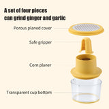 Upgraded Stainless Steel Corn Peeler Household Corn Thresher Vegetable Grinder, Upgraded Yellow