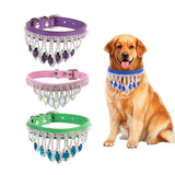 Gem Rhinestone Pet Collar Puppy Cat Pet Collar, XS, S, M