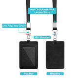 ZT-6330 3 in 1 PU Leather ID Card Retractable Buckle Halter Protective Case, ZT-6330