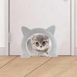 MM01 Can Control the Direction of Access Pet Door Flap Cat Door, MM01 White