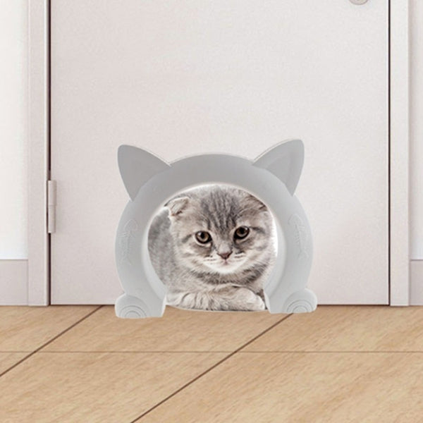 MM01 Can Control the Direction of Access Pet Door Flap Cat Door, MM01 White