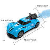 SL-354A 27 Frequency 1:24 Light Spray Remote Control Car Toy Model, SL-354A Blue, SL-354A Rose Red