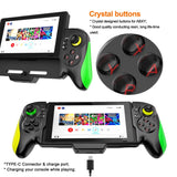 STK-7037 For Switch Game Controller with 6-axis Somatosensory Burst Function, STK-7037 (Yellow Green), STK-7037 (Blue Red)