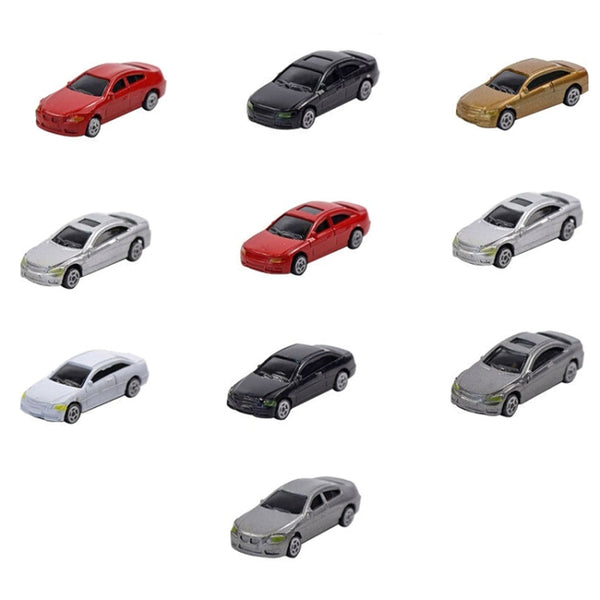 Sand Table Model Small Car Sand Table Simulation Car, 10PCS 1:75, 50PCS 1:75, 10PCS 1:87, 50PCS  1:87