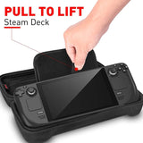 For Steam Deck Game Console Storage Bag Handheld EVA Oxford Cloth Hard Bag, Storage Hard Bag