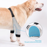 Pet Knee Pads Breathable Dog Elbow Brace Front Leg Brace, S, M, L, XL, XXL