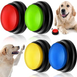 Pet Communication Button Dog Vocal Box Recording Vocalizer, Style: Recording Model, Orange, Rose Red, Pink, Yellow, Lake Blue, White, Dark Blue, Light Blue, Green, Purple, Red