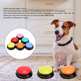 Pet Communication Button Dog Vocal Box Recording Vocalizer, Style: Recording Model, Orange, Rose Red, Pink, Yellow, Lake Blue, White, Dark Blue, Light Blue, Green, Purple, Red