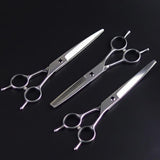 Pet Grooming Scissors Dog Cat Hair Trimming Haircutting Tools, Style:, Straight Shear, Teeth Shears, Curved Shears