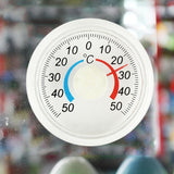 Round Plastic Doors And Windows Simple Pointer Winter And Summer Thermometer