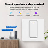 Tuya ZigBee Smart Single-fire Zero-fire Sharing Switch Phone Control Voice Panel EU Plug, Spec:, 1 Button, 2 Buttons, 3 Buttons