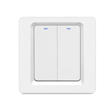 Tuya ZigBee Smart Single-fire Zero-fire Sharing Switch Phone Control Voice Panel EU Plug, Spec:, 1 Button, 2 Buttons, 3 Buttons