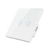 Tuya ZigBee Zero Firewire Touch Wall Remote Control Switch Light Control Voice Switch EU Plug, Style:, 1 Gang (White), 2 Gang (White), 3 Gang (White), 1 Gang (Black), 2 Gang (Black), 3 Gang (Black)