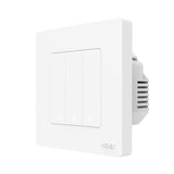 Tuya ZigBee Smart Single-fire Zero-fire Sharing Timing Voice Wall Switch EU Plug, Style:, 1 Way (White), 2 Ways (White), 3  Ways (White), 4 Ways (White), 1 Way (Gray), 2 Ways (Gray), 3 Ways (Gray), 4 Ways (Gray), 1 Way (White Scene Casual Post)