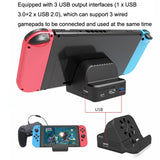 For Nintendo Switch / Switch OLED SW300 HDMI Video Casting Converter Cooling Fan Base Charger, Cooling Fan Base Charger