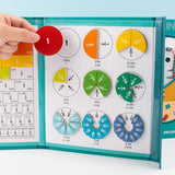 Fraction Learning Math Toy Magnetic Number Breakdown Puzzle, Fraction Learning