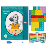 Fraction Learning Math Toy Magnetic Number Breakdown Puzzle, Fraction Learning