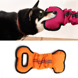 Oxford Cloth Dog Bite Stick Pet Training Toy, Rose Red, Blue, Orange