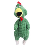 Screaming Chicken Gnawing Sound Molar Pet Plush Toy