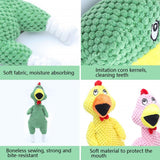 Screaming Chicken Gnawing Sound Molar Pet Plush Toy